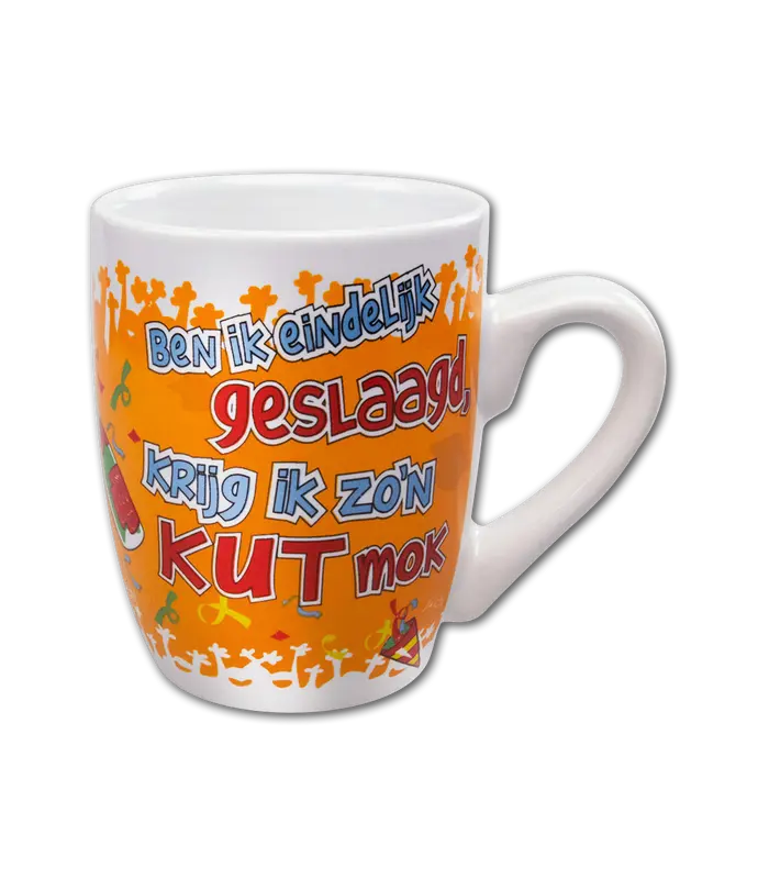 Cartoonmok - Geslaagd kut
