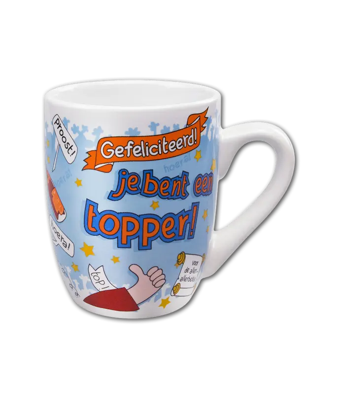 Cartoonmok - Geslaagd Topper