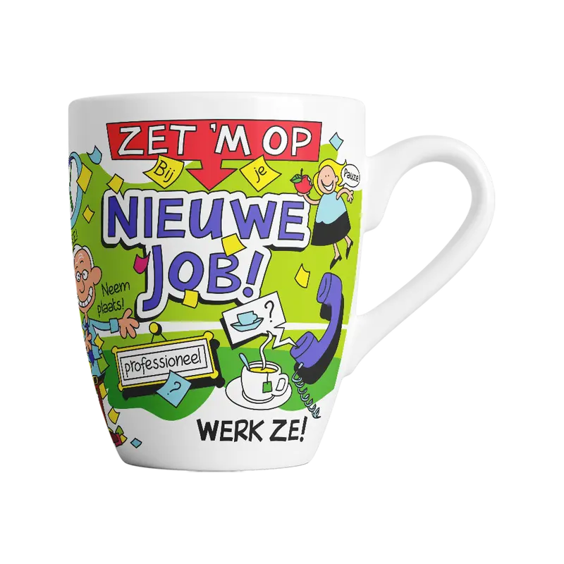 Cartoonmok - Nieuwe job