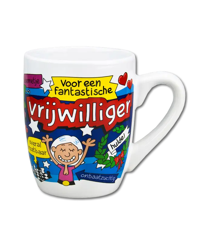 Cartoonmok - Vrijwilliger