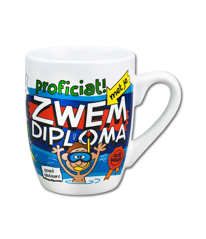 Cartoonmok - Zwemdiploma
