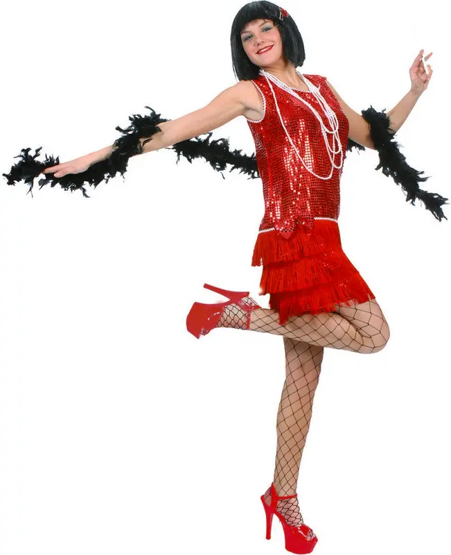 Charleston dress red mt.36/38