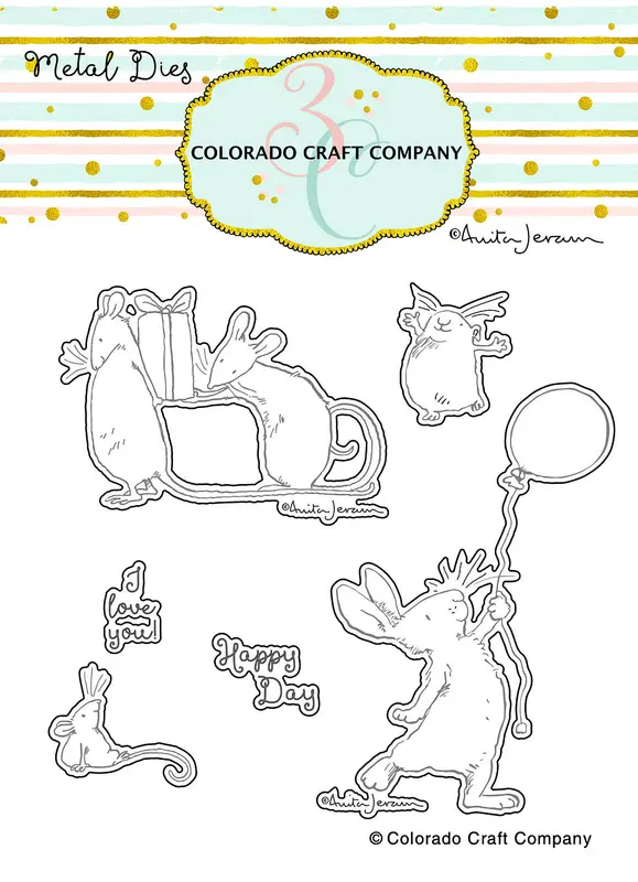 Colorado Craft Company - Birthday Wishing Metal Die Set