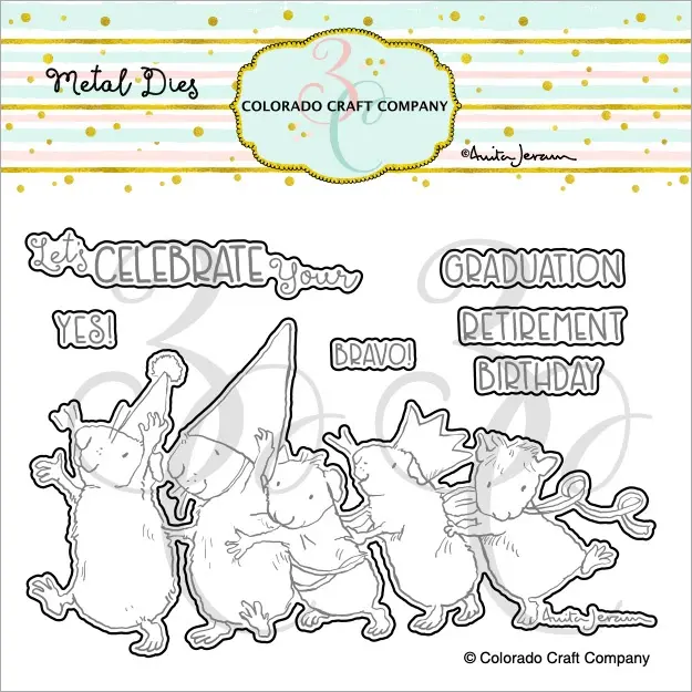 Colorado Craft Company - Conga Line Metal Die Set