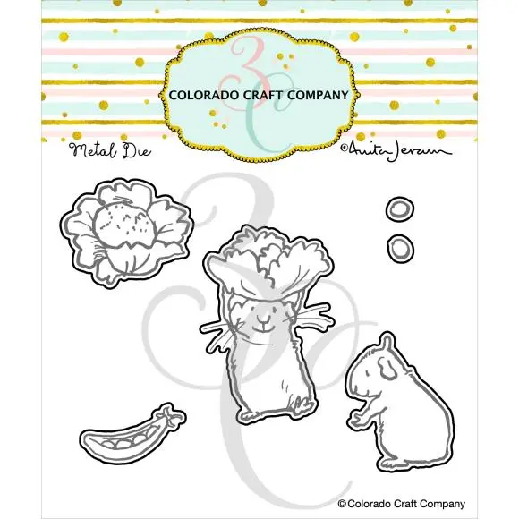 Colorado Craft Company - Peas Forgive Me Metal Die Set