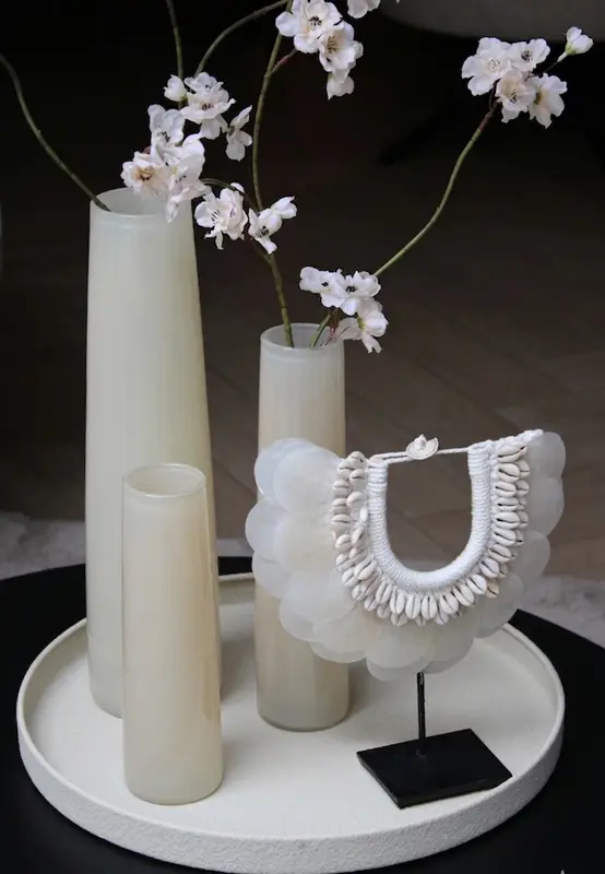 CONE VAAS | CRÈME | SET VAN 3