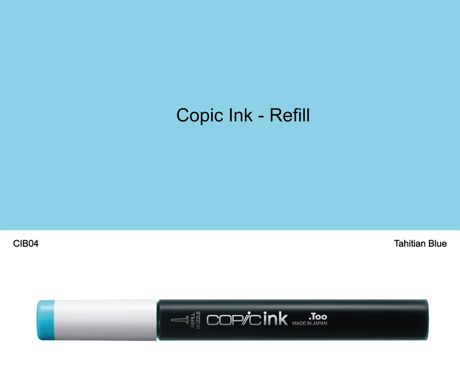 Copic Ink - B04 (Tahitian Blue)