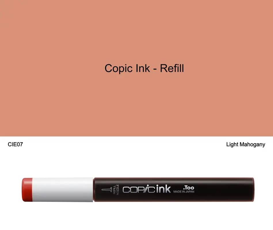 Copic Ink - E07 (Light Mahogany)