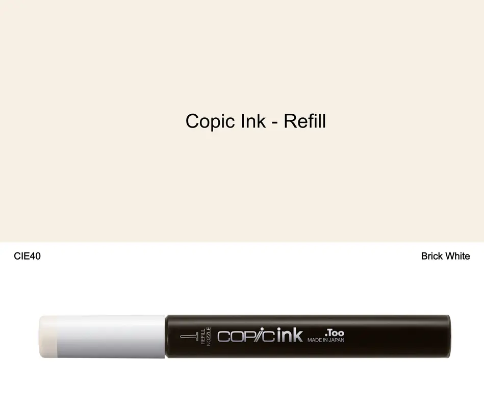 Copic Ink - E40 (Brick White)