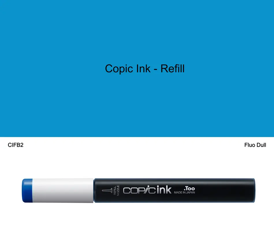 Copic Ink - FB2 (Fluorescent Dull Blue)