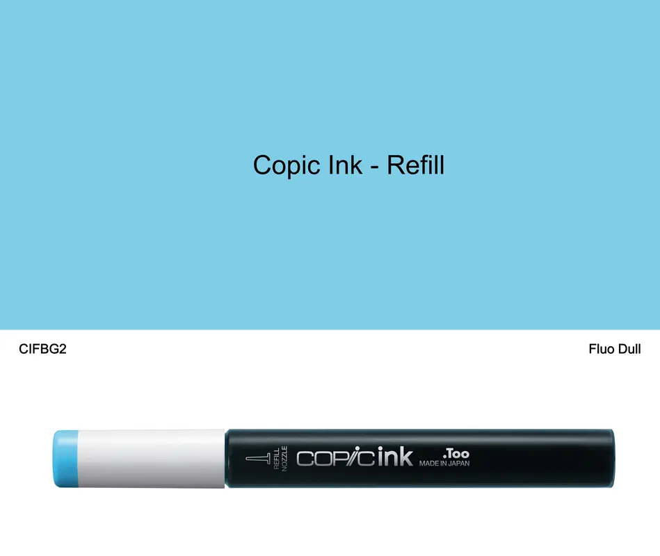 Copic Ink - FBG2 (Fluorescent Dull Blue Green)