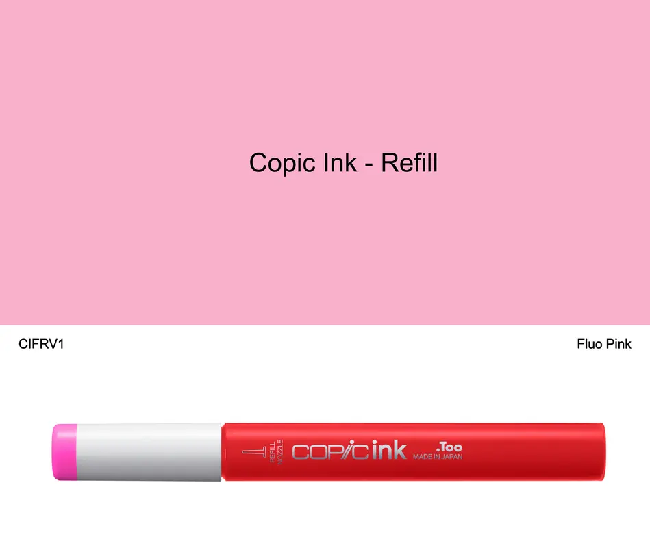 Copic Ink - FRV1 (Fluorescent Pink)