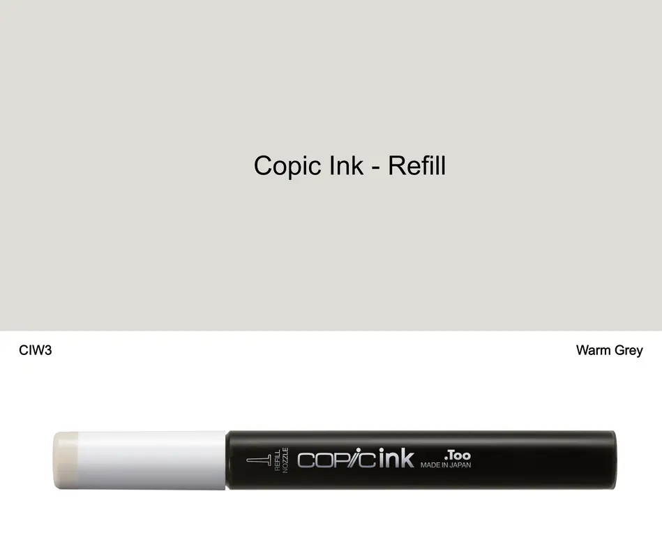 Copic Ink - W3 (Warm Grey)