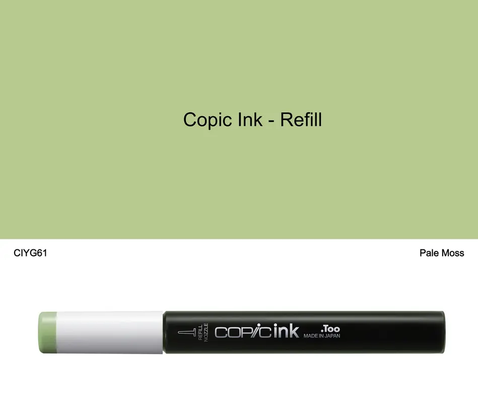 Copic Ink - YG61 (Pale Moss)