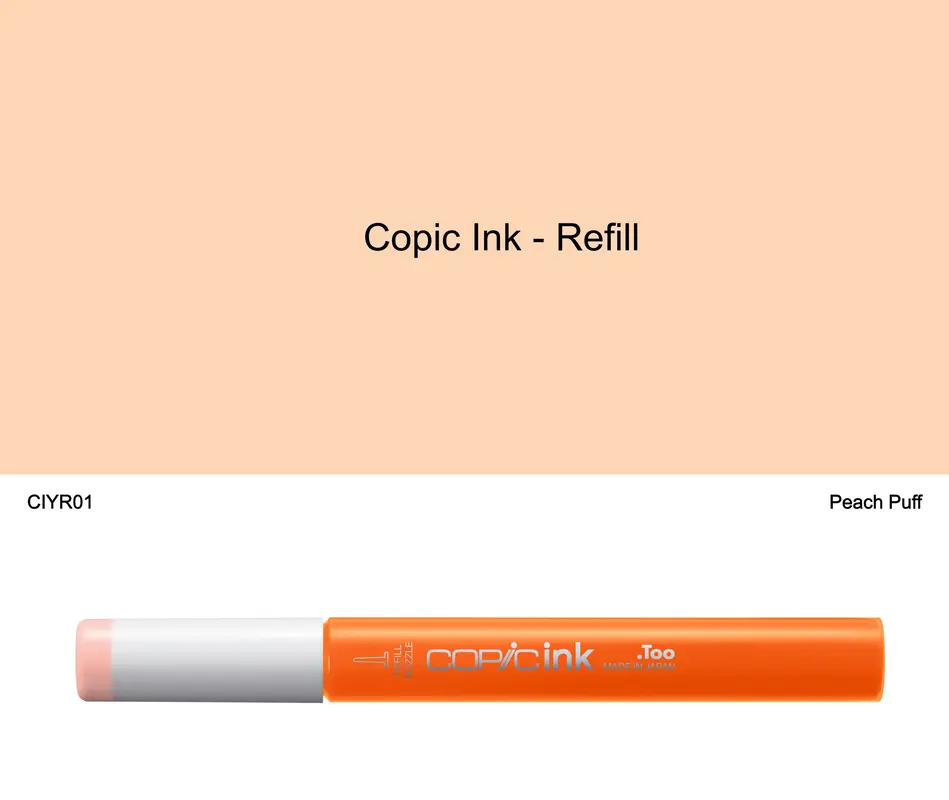 Copic Ink - YR01 (Peach Puff)