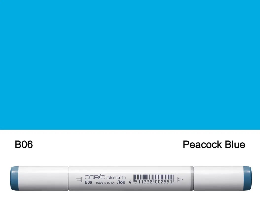 Copic SKETCH - B06 (Peacock Blue)