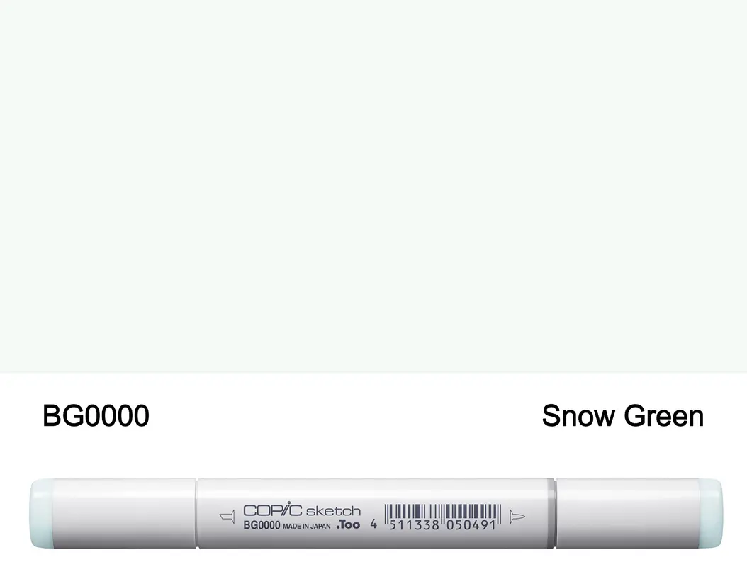 Copic SKETCH - BG0000 (Snow Green)