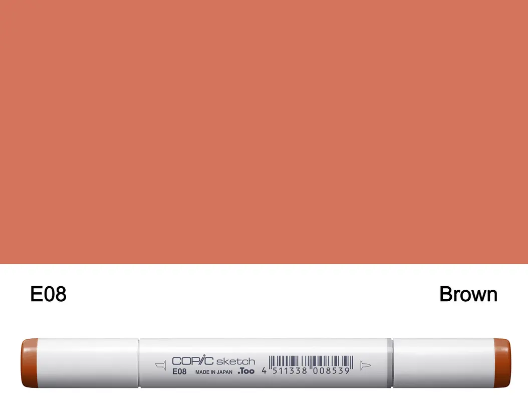 Copic SKETCH - E08 (Brown)
