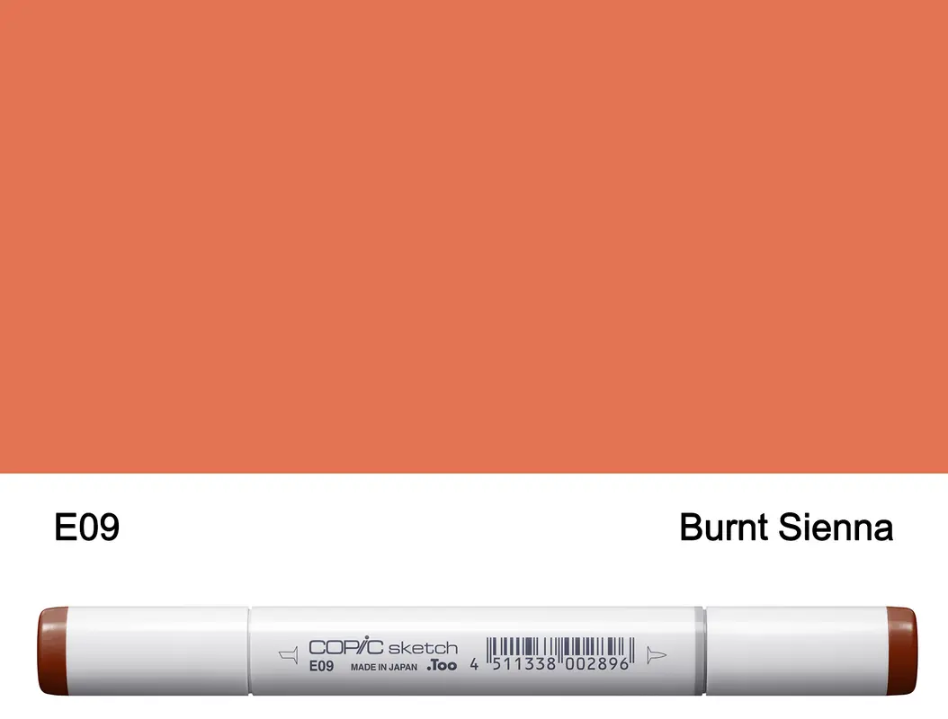 Copic SKETCH - E09 (Burnt Sienna)
