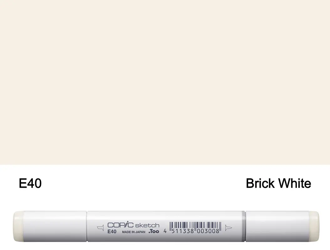 Copic SKETCH - E40 (Brick White)