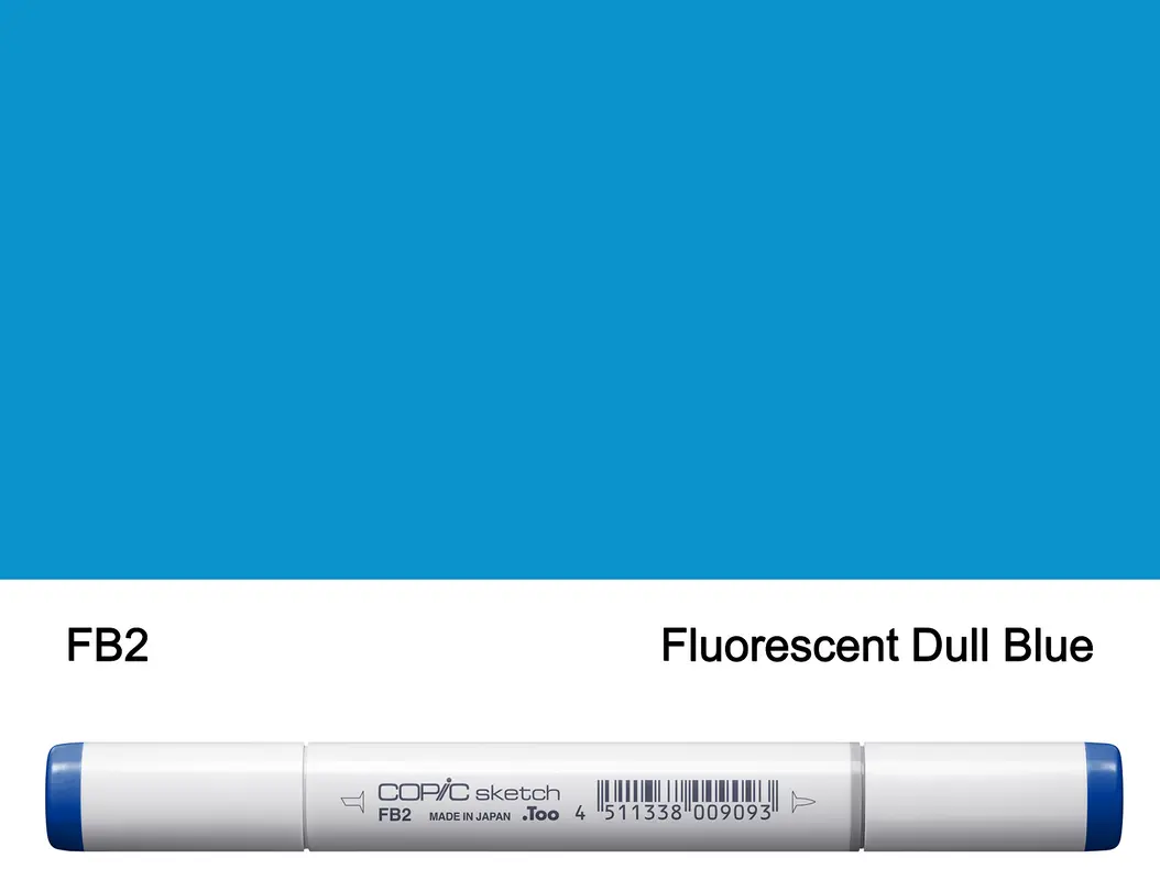 Copic SKETCH - FB2 (Fluorescent Dull Blue)