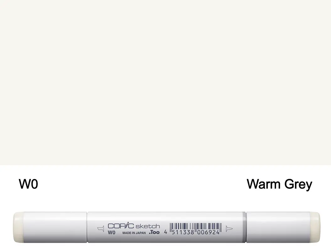 Copic SKETCH - W0 (Warm Grey)