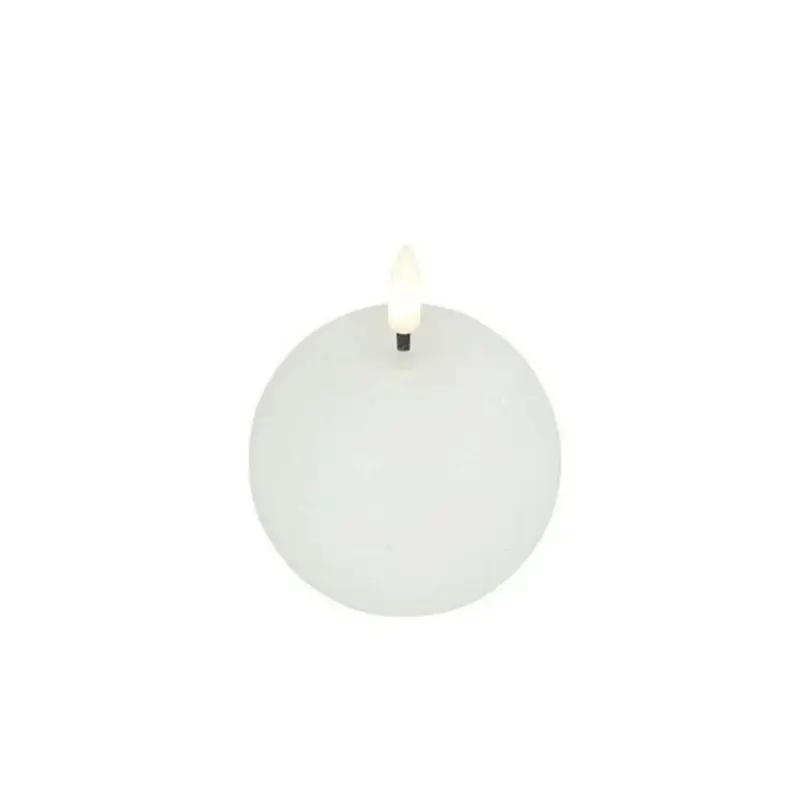 Countryfield led kaars bol wit
