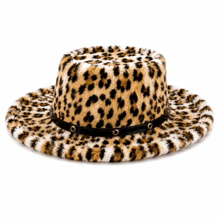 Cowboyhoed luipaard pluche