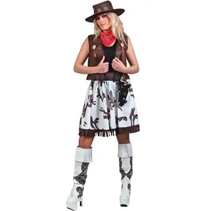 Cowgirl volwassen maat