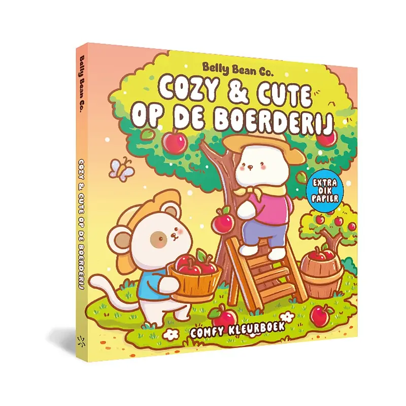 Cozy & cute op de boerderij - kleurboek