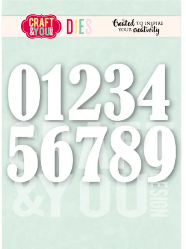 Craft & You Design - Numbers Dies