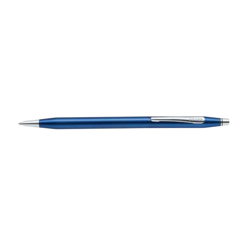 Cross Classic Century Blauw PVD Diamant Gravure Balpen