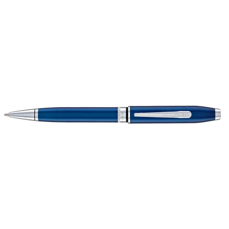 Cross Foundry Transparant blauw CT Balpen