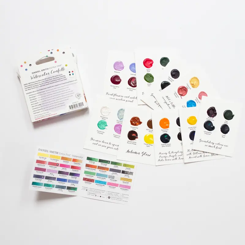 Daniel Smith Dot Card Set "Confetti" with 36 Dots