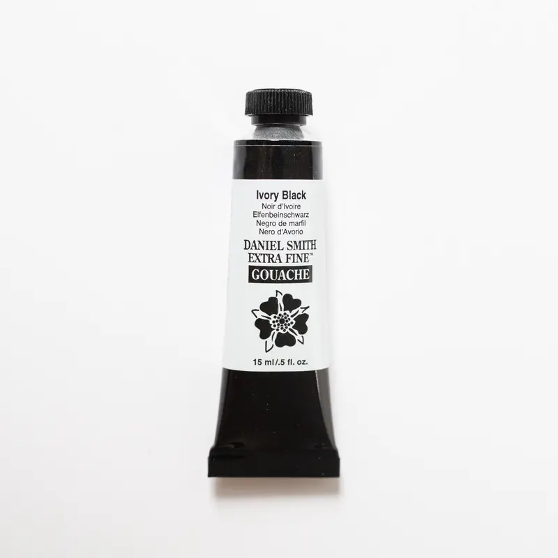 Daniel Smith Gouache 15ml Ivory Black S1