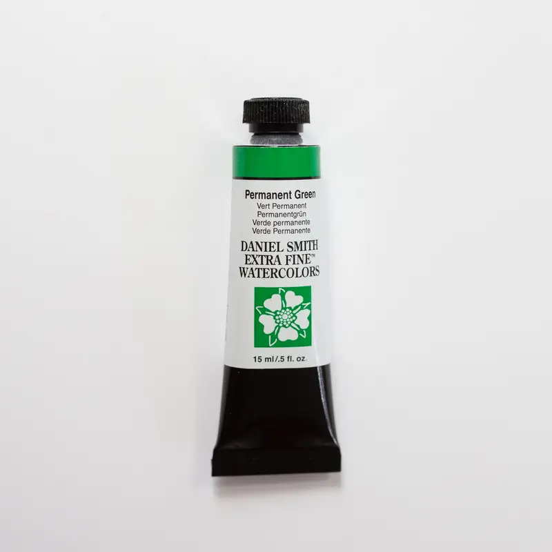 Daniel Smith Watercolor 15ml Extra Fine Permanent Green S1
