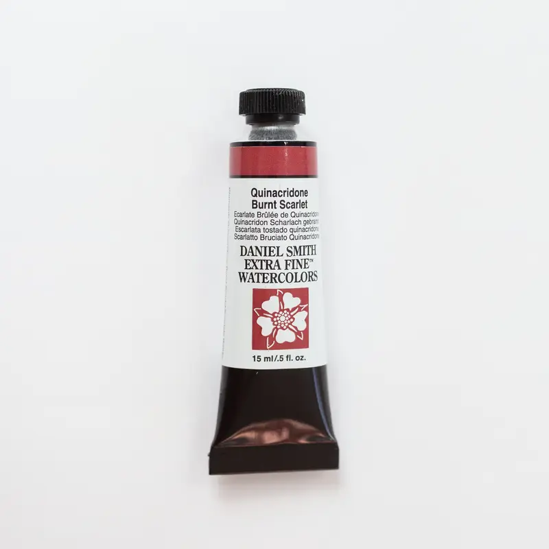 Daniel Smith Watercolor 15ml Extra Fine Quinacridone Burnt Scarlet S2