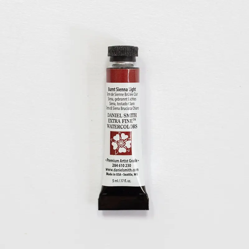 Daniel Smith Watercolor 5ml Extra Fine Burnt Sienna Light S1