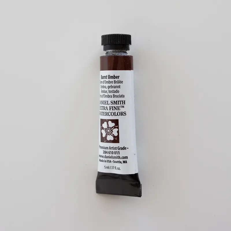 Daniel Smith Watercolor 5ml Extra Fine Burnt Umber S1