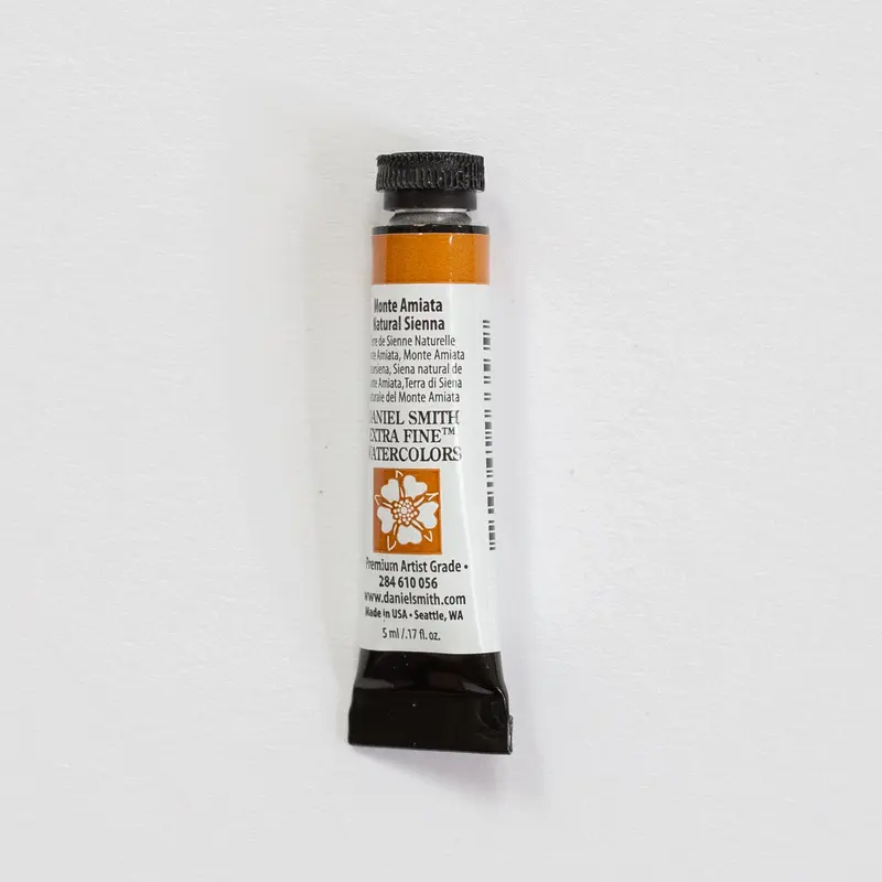 Daniel Smith Watercolor 5ml Extra Fine Monte Amiata Natural Sienna S1