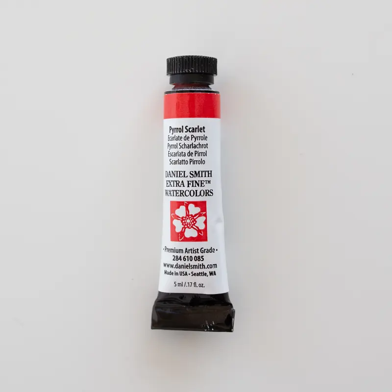 Daniel Smith Watercolor 5ml Extra Fine Pyrrol Scarlet S3