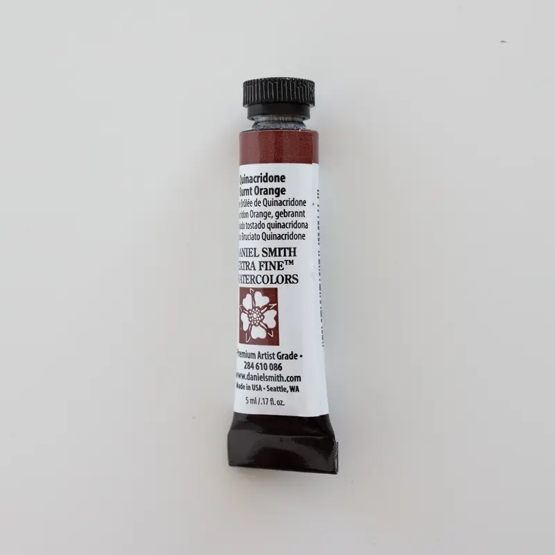 Daniel Smith Watercolor 5ml Extra Fine Quinacridone Burnt Orange S2
