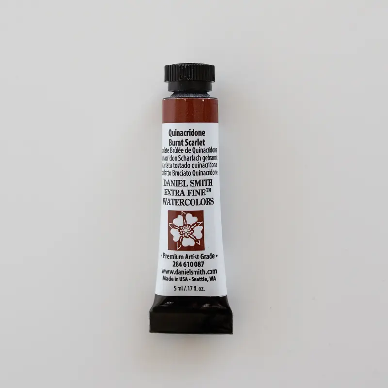 Daniel Smith Watercolor 5ml Extra Fine Quinacridone Burnt Scarlet S2