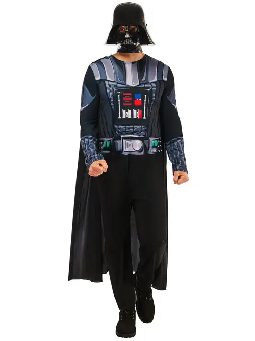 Darth Vader mt. M (jumpsuit, cape, masker)