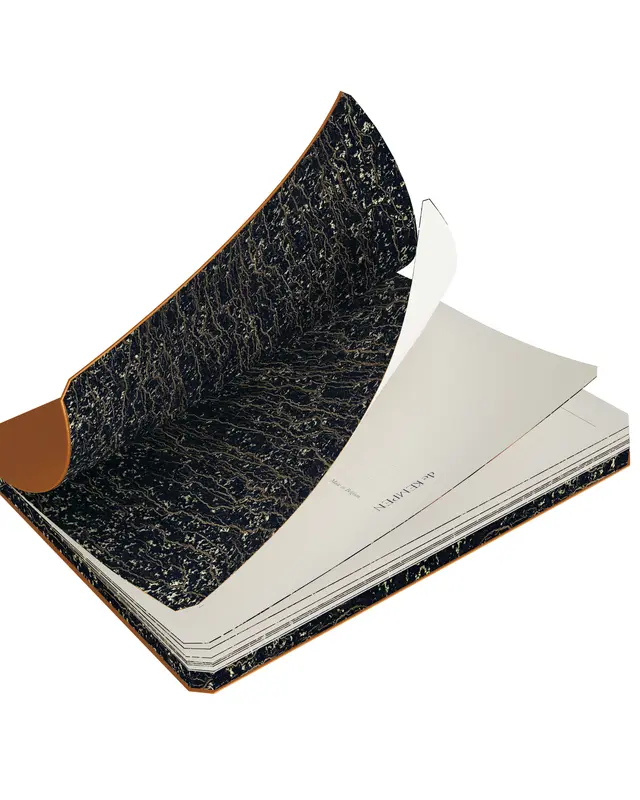 De KEMPEN COLLECTOR'S EDITION Notitieboek 'Atlas' Large, Gelinieerd