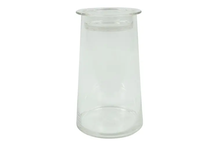 Deco glas m/komdeksel Hanny L helder