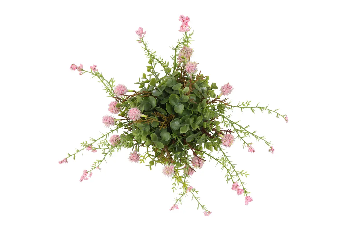 Deco halve bol Echinops/eucalipthus L