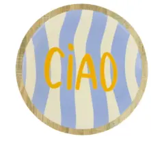 Decoratie bordje - Ciao