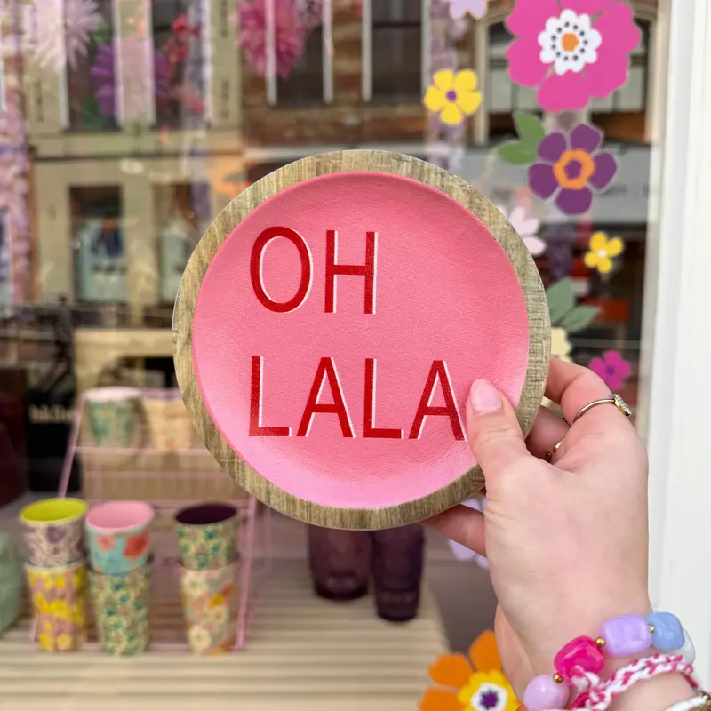 Decoratie bordje - Oh LaLa