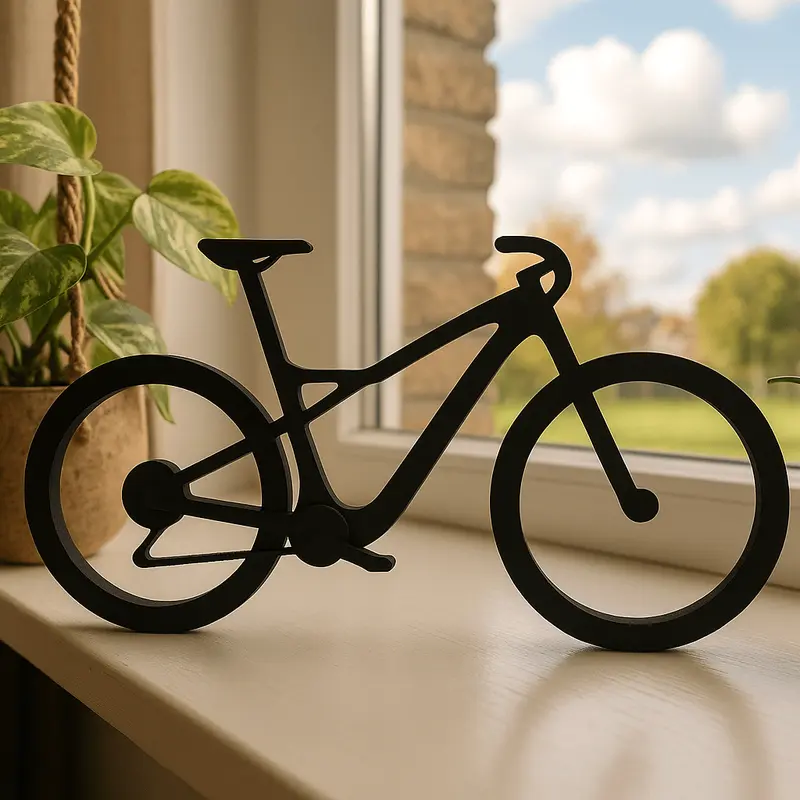 Decoratief Mountainbike Beeldje - Modern design voor interieur